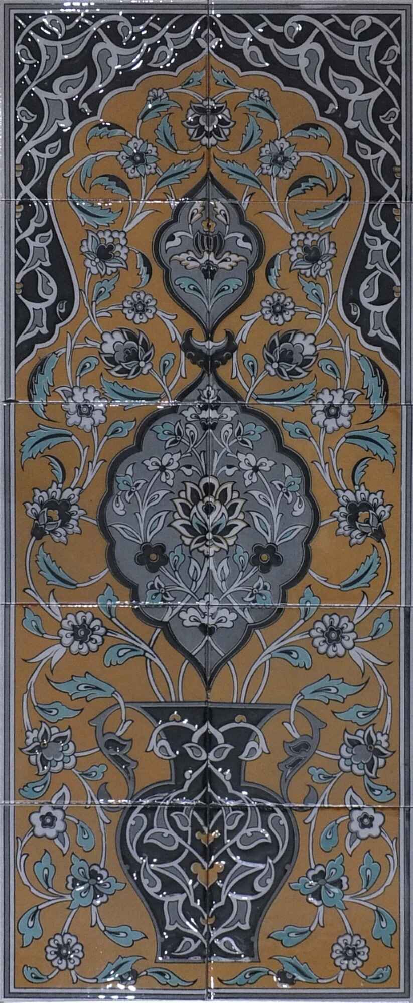 40x100 cm Çini Pano - 02